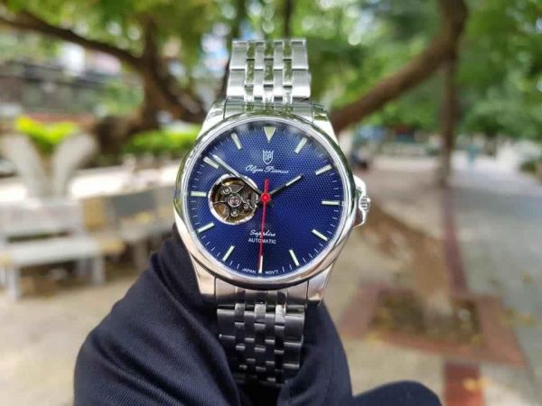 Đồng hồ Olym Pianus OP990-09AMS-X chính hãng mặt xanh