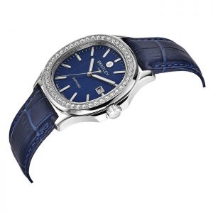 Đồng hồ Bentley BL1869-101MWNN đính đá mặt xanh