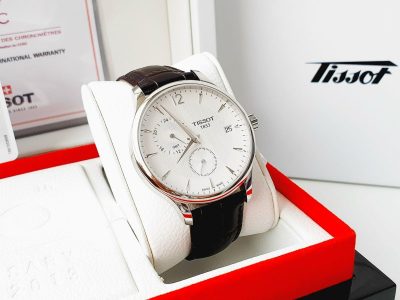 Đồng hồ Tissot Tradition GMT T063.639.16.037.00 dây da