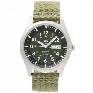 Đồng hồ Seiko 5 quân đội SNZG09J1 chính hãng xanh lá