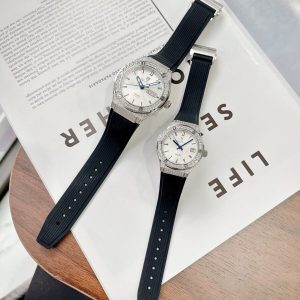 Đồng Hồ Đôi Olym Pianus OP990-45DD-GL-T dây cao su
